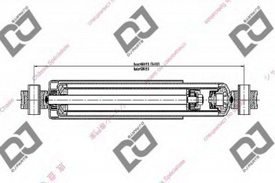 DJ PARTS ds1458gt -  Амортизатор